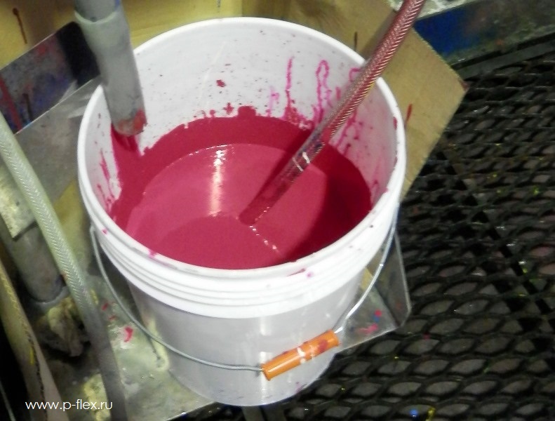 Флексокраска на водной основе для салфеток любой цвет Pantone