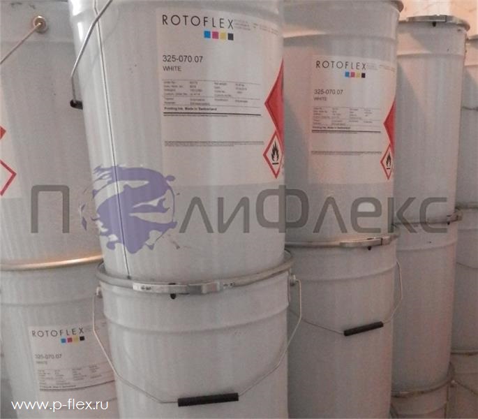 Rotoflex White 325-070 Белая 325 укрывистая флексокраска купить