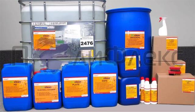 фото с сайта barmey.eu очистители большой выбор химии смывок для флексопечати